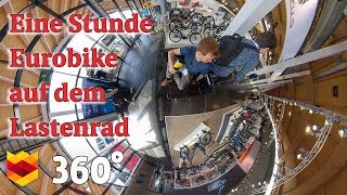 360°-Tour über die Messe: Im Lastenrad auf der Suche nach Trends bei der Eurobike