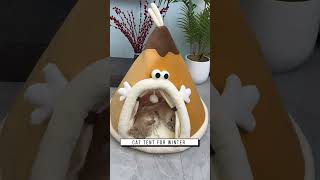 Cat tent for winter, Link is on bio or copy:www.niopets.com