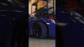 Porsche GT3 RS Exhaust Swap at Graham Rahal Performance! 🔧