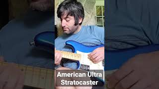 Playing the American Ultra Stratocaster. love this guitar