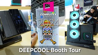 Computex 2024: DEEPCOOL Booth Tour - ASSASSIN IV VC VISION, LP Matrix AIO, CH560R, PIXELS & more