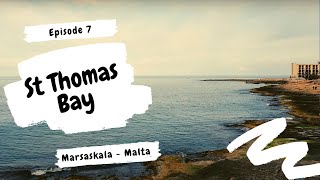 St Thomass Bay, Marsaskala, Malta - Ocean Waves Relaxation Sound