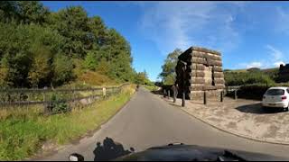 Peak District Motorbike Ride, Ladybower and Derwent Dams.