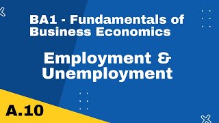 BA1 | Employment & Unemployment | CIMA | cimaselfstudy.com | Free CIMA study materials