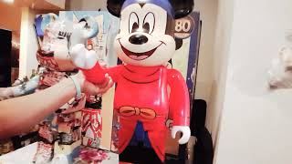 Bearbrick fantasy Mickey Mouse 1000% and Jean Basquiat #5 1000%