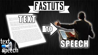 How to Turn Text Into Speech!