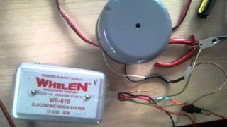 Whelen WS610 siren high pitched wail