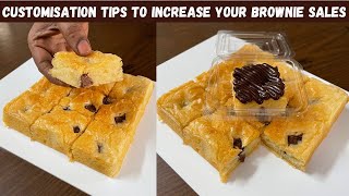 White chocolate brownie recipe | How to customise brownies | தமிழ்