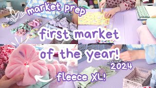 First market of the year ✿ massive market prep ✿ STUDIO VLOG 23