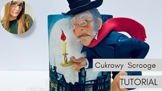 Scrooge figurka z masy cukrowej. Tort konkursowy #torty #figurka #figurki #tortyartystyczne #wypieki