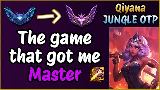 OTP Qiyana JUNGLE - Promoted to MASTER on this game! (Full game)