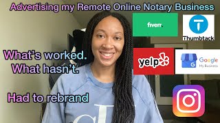 Remote Online Notary Update: All the places I’ve advertised my business