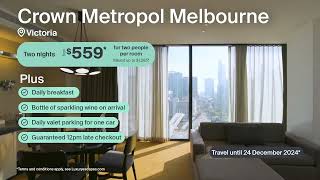 More with Every Booking: Crown Metropol Melbourne w. Daily Breakfast, Valet Parking & Sky-High Pool