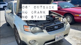 06’ outback 3.0 no start