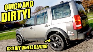 The easiest and cheapest way to refurb your Land Rover wheels.