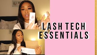 LASH TECH ESSENTIALS! MUST HAVE PRODUCTS