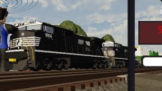 NS 9906 Pushing Intermodal Tren Mas Poderoso de Roblox