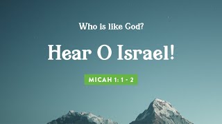 Hear O Israel - 30th April 2023 - Christ Central - #church #portsmouth