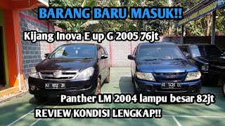 Kamis, 24 agustus 2023 | review kijang inova 2005 dan panther lm 2004