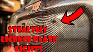 Stealthy Custom Motorcycle Licence Plate Light Install | Eg Civic B16