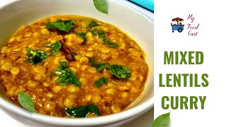 Mixed Lentils Curry Recipe | Restaurant Style Dal Tadka Recipe