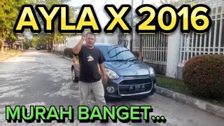 STOK MOBIL MURAH || DAIHATSU AYLA X MANUAL 2016 || COCOK BUAT EMAK-EMAK