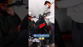 RE SCRAM 411 Bad Experience 🥺😪 #shorts #royalenfield #scram411