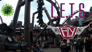 Phantsialand Brühl Covid19 | Enjoying The New Theme Area Rookburgh and F.L.Y.  During The Pandemic