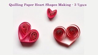 Quilling Paper Heart | How To Make Easy Quilling Heart | Paper Heart