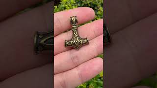 Small size stainless steel Thor’s hammer pendant