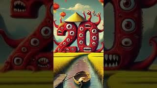 Alphabet Lore VS NUMBER 20 MONSTER #alphabetlore #abc #shots #abcdefghijklmnopqrstuvwxyz #monster