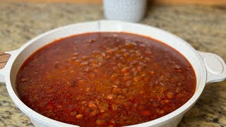 DO YOU KNOW YOU CAN MAKE BEANS STEW WITH PALM NUT SOUP|| ATEDUA STEW// Ghana Red Red #beansrecipe