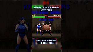 Kitana's Deadly Kiss Evolution (1992-2023) #shorts