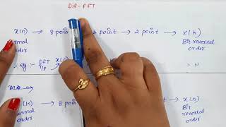 Common steps in computation of DFT and IDFT using DIT FFT and DIF FFT