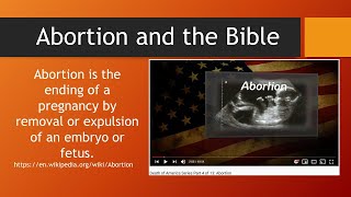 Abortion and the Bible