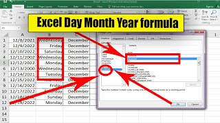 Extract month name from date in excel || excel date format dd/mm/yyyy | tips and tricks excel