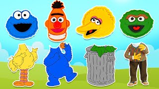 Playing with Sesame Street Play Doh | Best Learn Colors & Animals | Preschool Toddler Learning Video