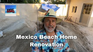 Solar Panels Foundation Started - Mexico Beach Home Renovation