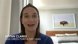 Brynn Clarke, 2020 Dress Purple Day Lead