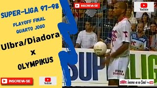 Final Super Liga 97/98 Ulbra/Diadora x Olympikus - PlayOff Final 4º Jogo.