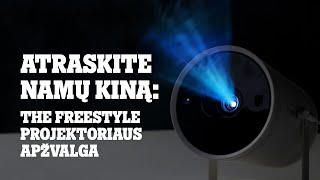 Samsung The Freestyle projektoriaus apžvalga: atraskite namų kiną!