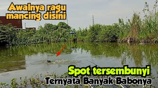 Ternyata banyak Babonya, Mancing nila Babon dispot tersembunyi ikanya besar - besar