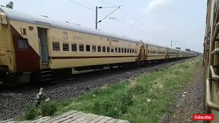 Back to Back Crossing with 02670 Chappra - Chennai central Ganga Kaveri express at 110km/ph