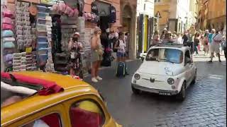 ITALIAN Fiat 500 with crazy horns