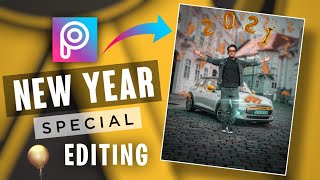 Happy New Year 2021 Special Photo Editing Tutorial - New Year Concept Photo Editing - Tech Art