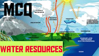 WATER RESOURCES, CLASS-10, CBSE  MCQ #MCQGEOGROPHY, GEOGROPHY