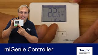 How to control your heating system from the miGenie Controller and Thermostat