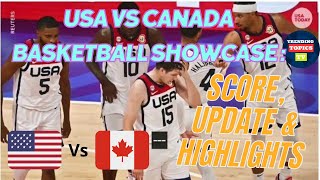 USA vs Canada Basketball Showcase: Score Updates & Highlights!