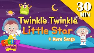 Twinkle Twinkle Little Star + More Nursery Rhymes | All songs | Kids Songs by English Singsing