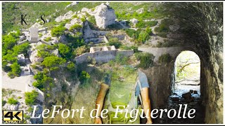 Proche de Marseille : Le Fort de Figuerolle ,et début d'urbex  (dji air2s et osmo) 4K UHD #VS 09